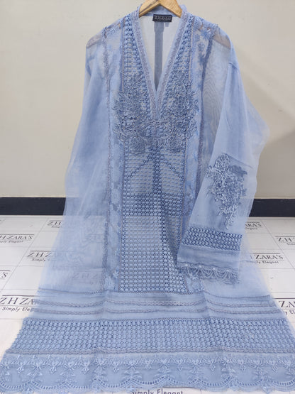 Ice Blue Premium Crochet 2pc