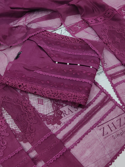 Hot Pink Zoha 2pc
