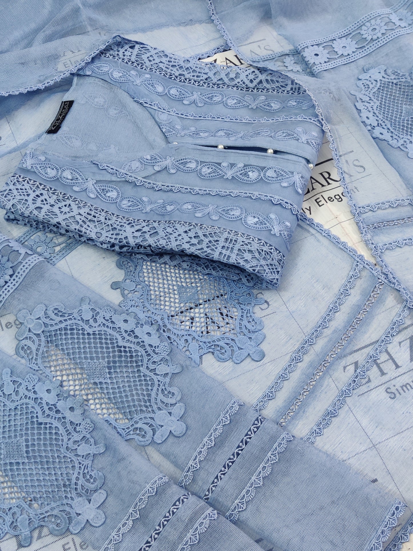 Ice Blue Zoha 2pc