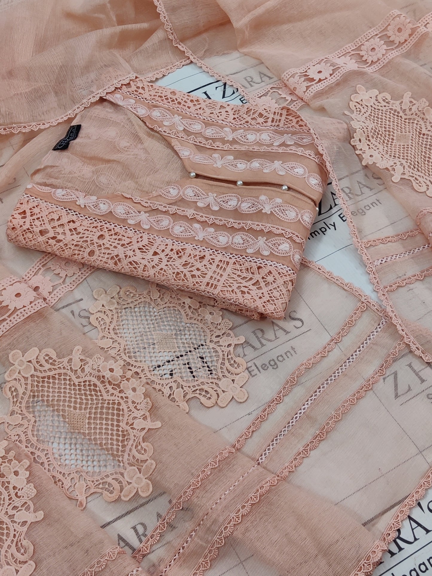 Peachy Pink Zoha 2pc
