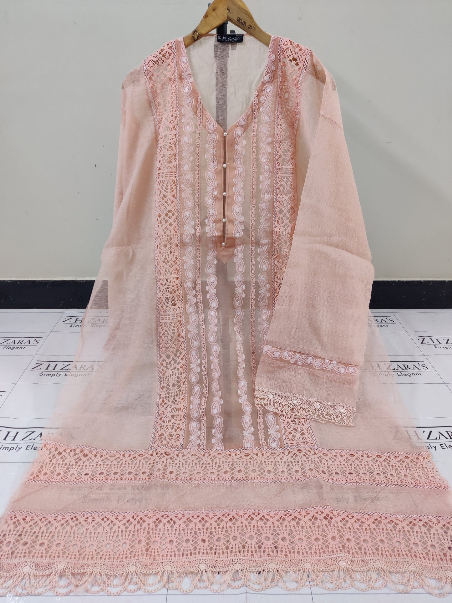 Peachy Pink Zoha 2pc