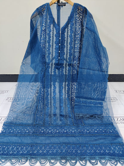 Peacock Blue Zoha 2pc
