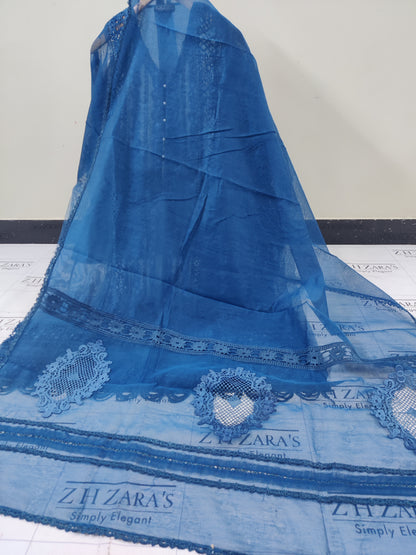 Peacock Blue Zoha 2pc