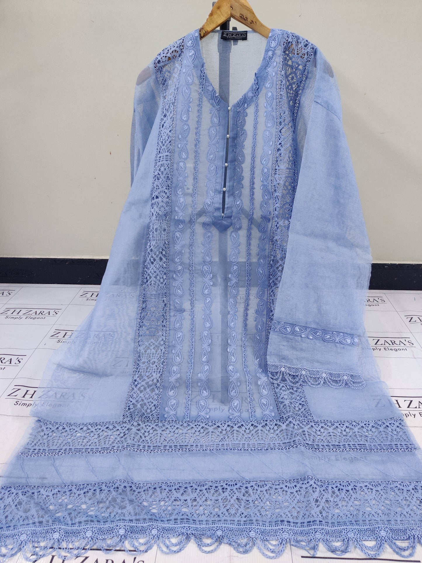 Ice Blue Zoha 2pc