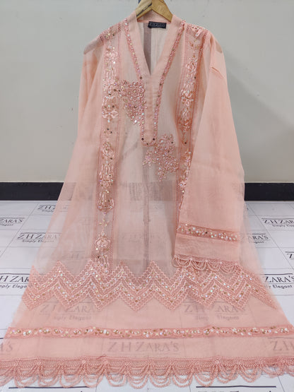 Peachy Pink Heer 2pc