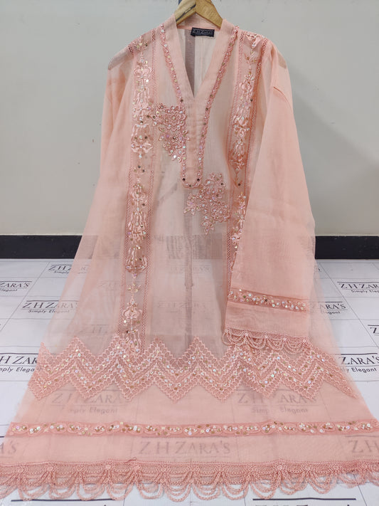 Peachy Pink Heer 2pc