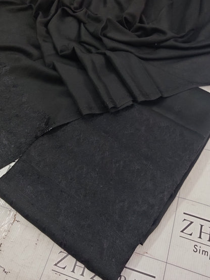 Black Anchor Pashmina 3pc