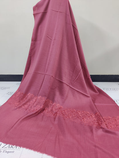 Tea Pink Anchor Pashmina 3pc