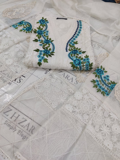 White Mehru 2pc