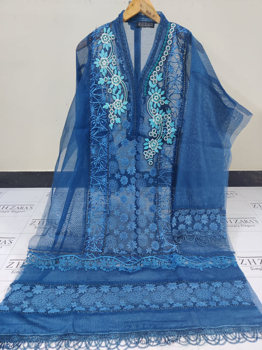 Peacock Blue Mehru 2pc