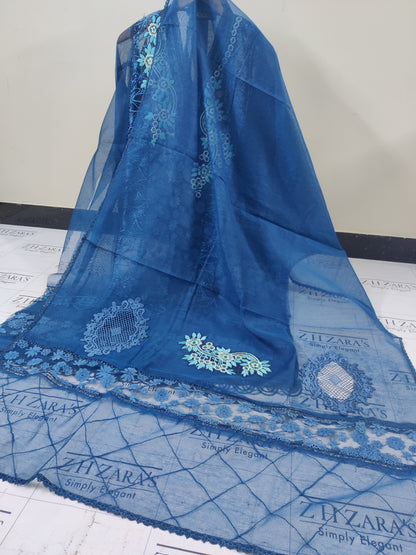 Peacock Blue Mehru 2pc