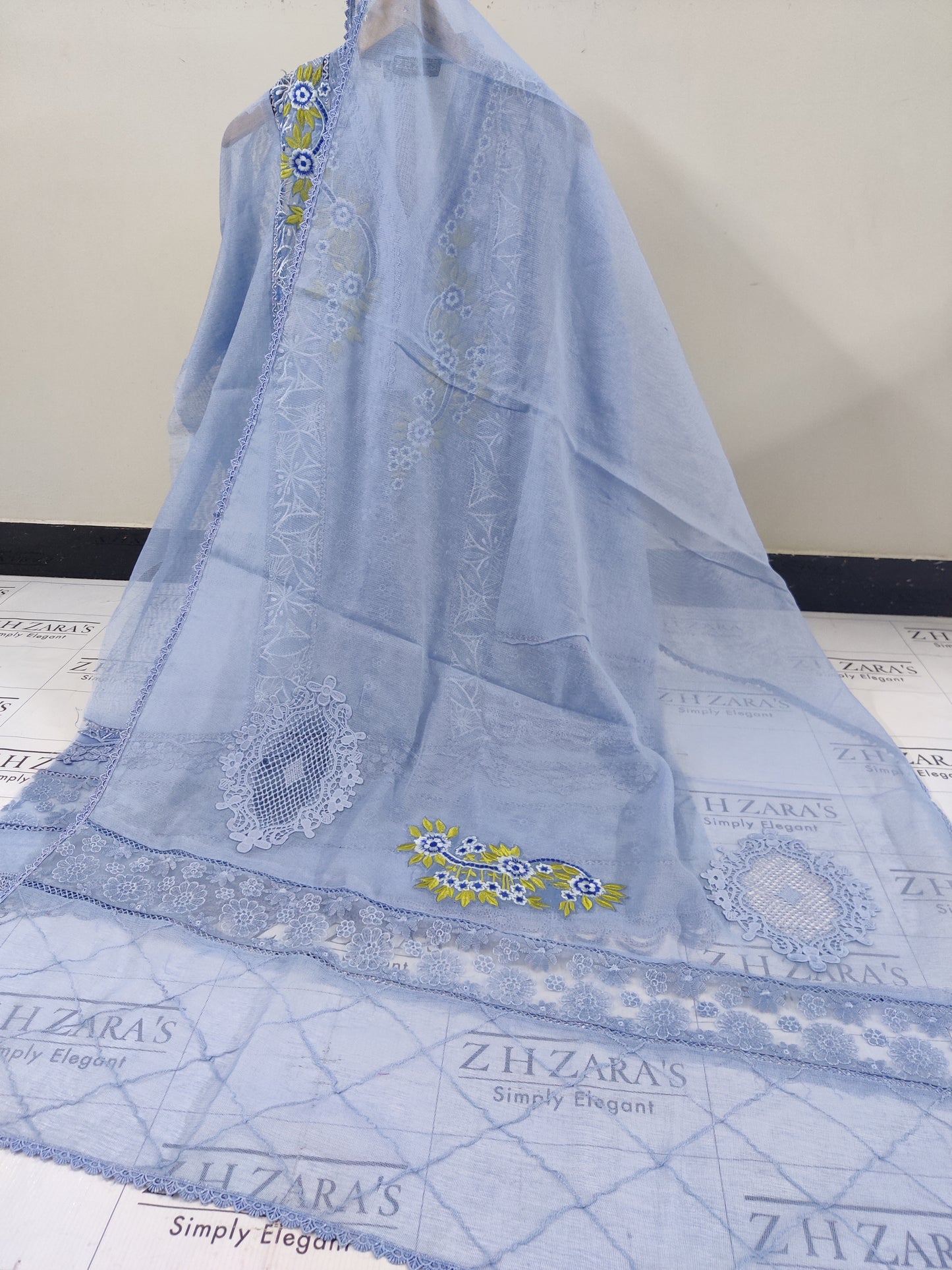 Ice Blue Mehru 2pc