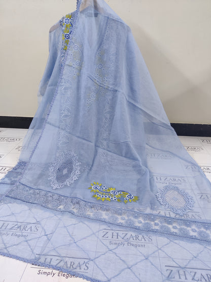 Ice Blue Mehru 2pc