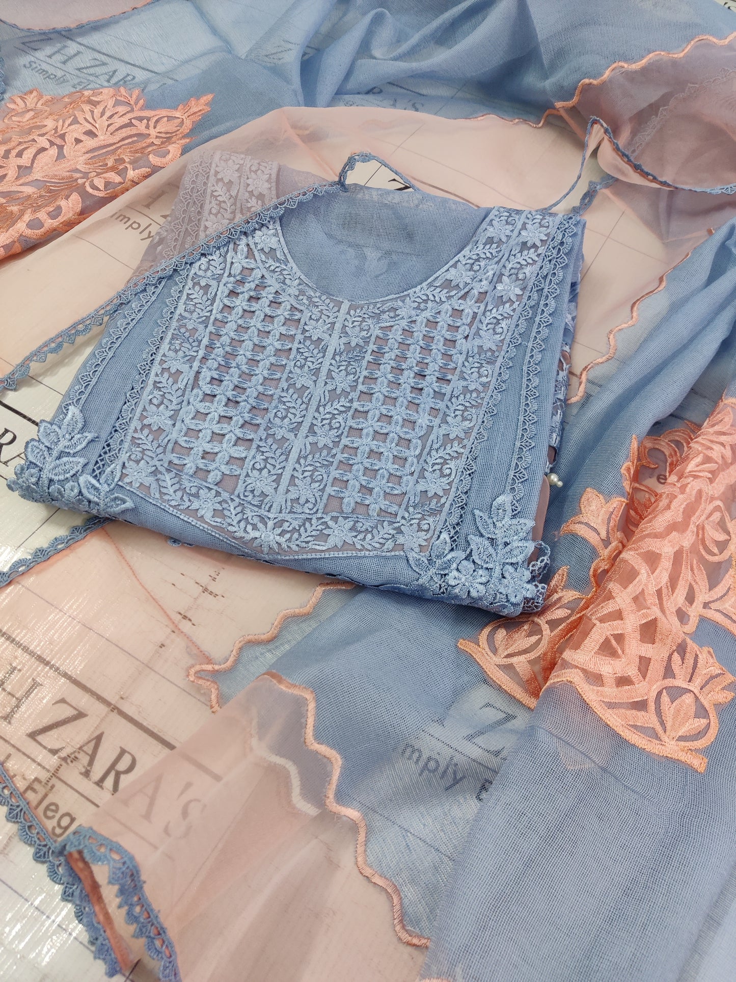 Ice Blue Rangreza 2pc