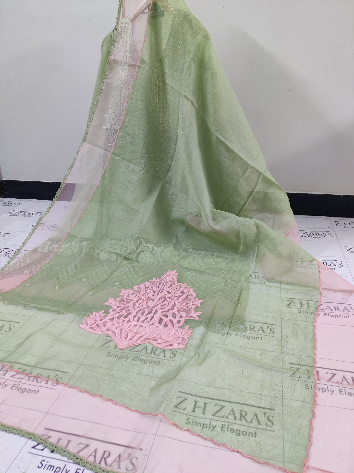 Olive Mint Green Rangreza 2pc