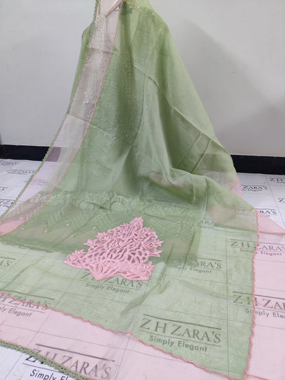 Olive Mint Green Rangreza 2pc