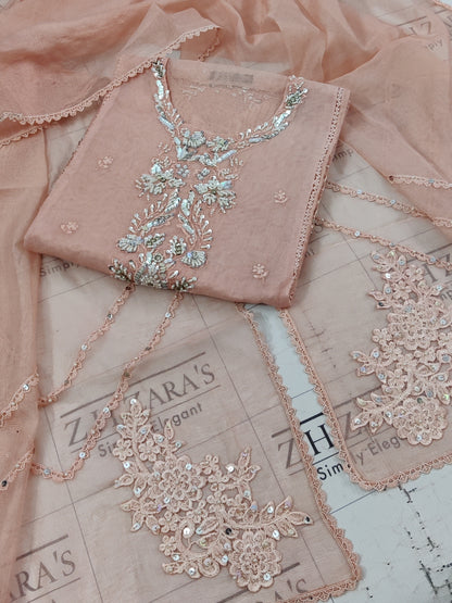 Peachy Pink Zeenat 2pc