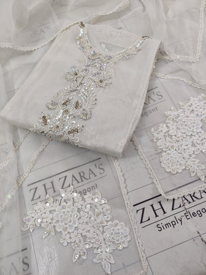 White Zeenat 2pc