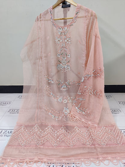 Peachy Pink Zeenat 2pc