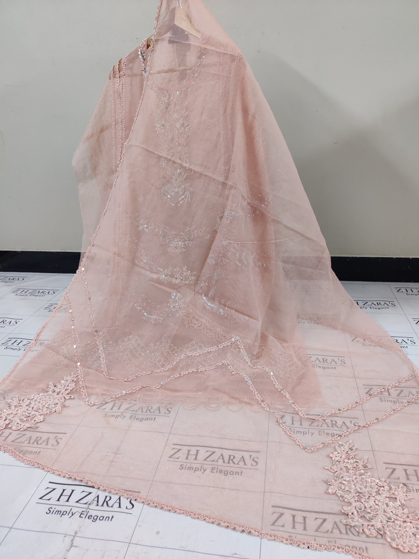 Peachy Pink Zeenat 2pc