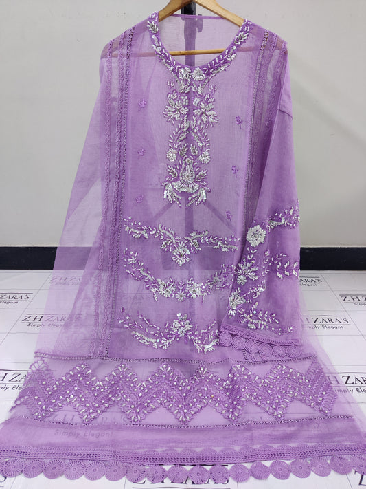 Lavender Purple Zeenat 2pc