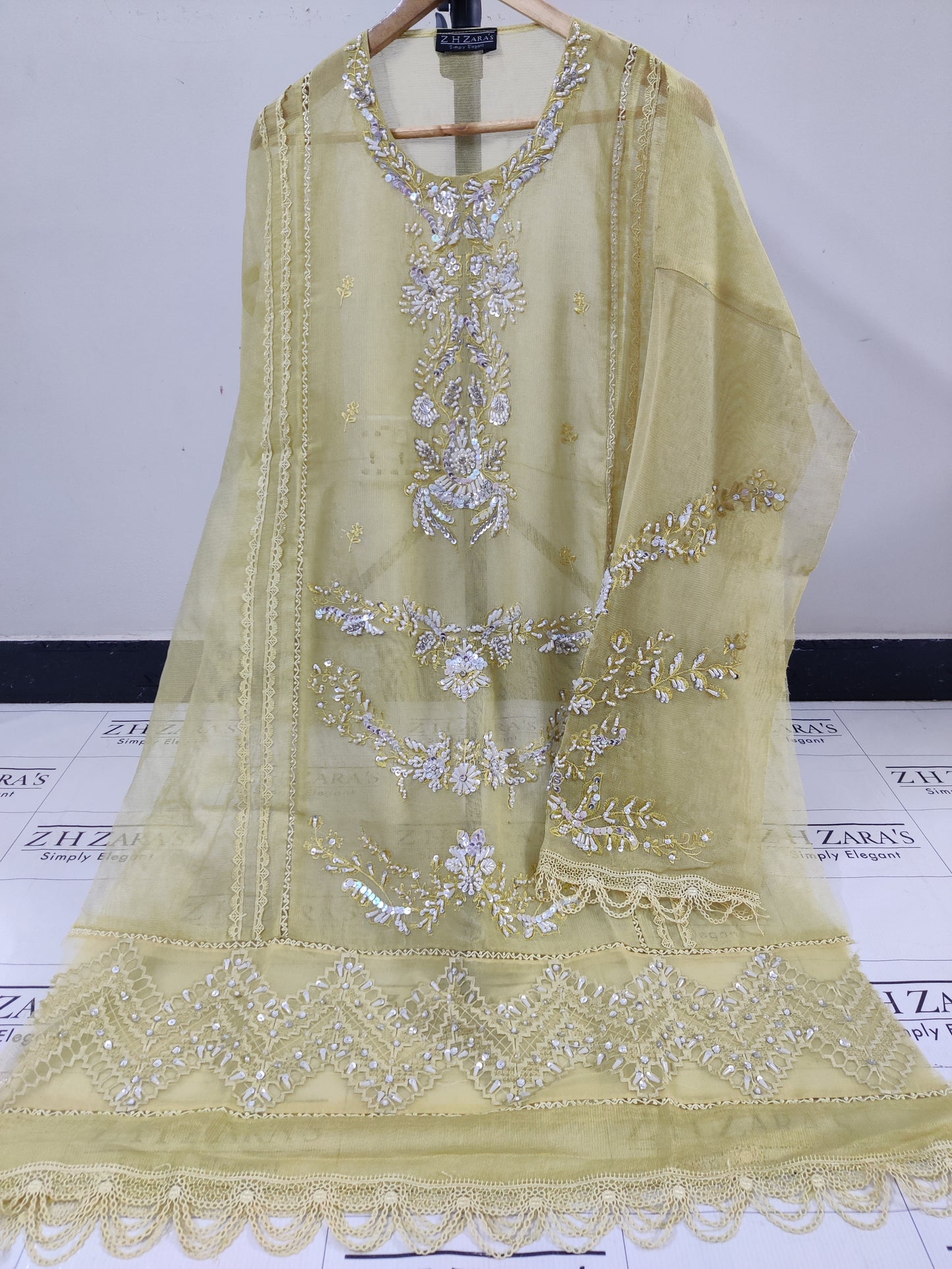 Dhani Lime Zeenat 2pc