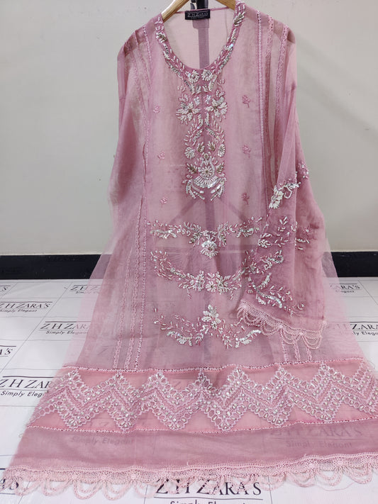 Tea Pink Zeenat 2pc