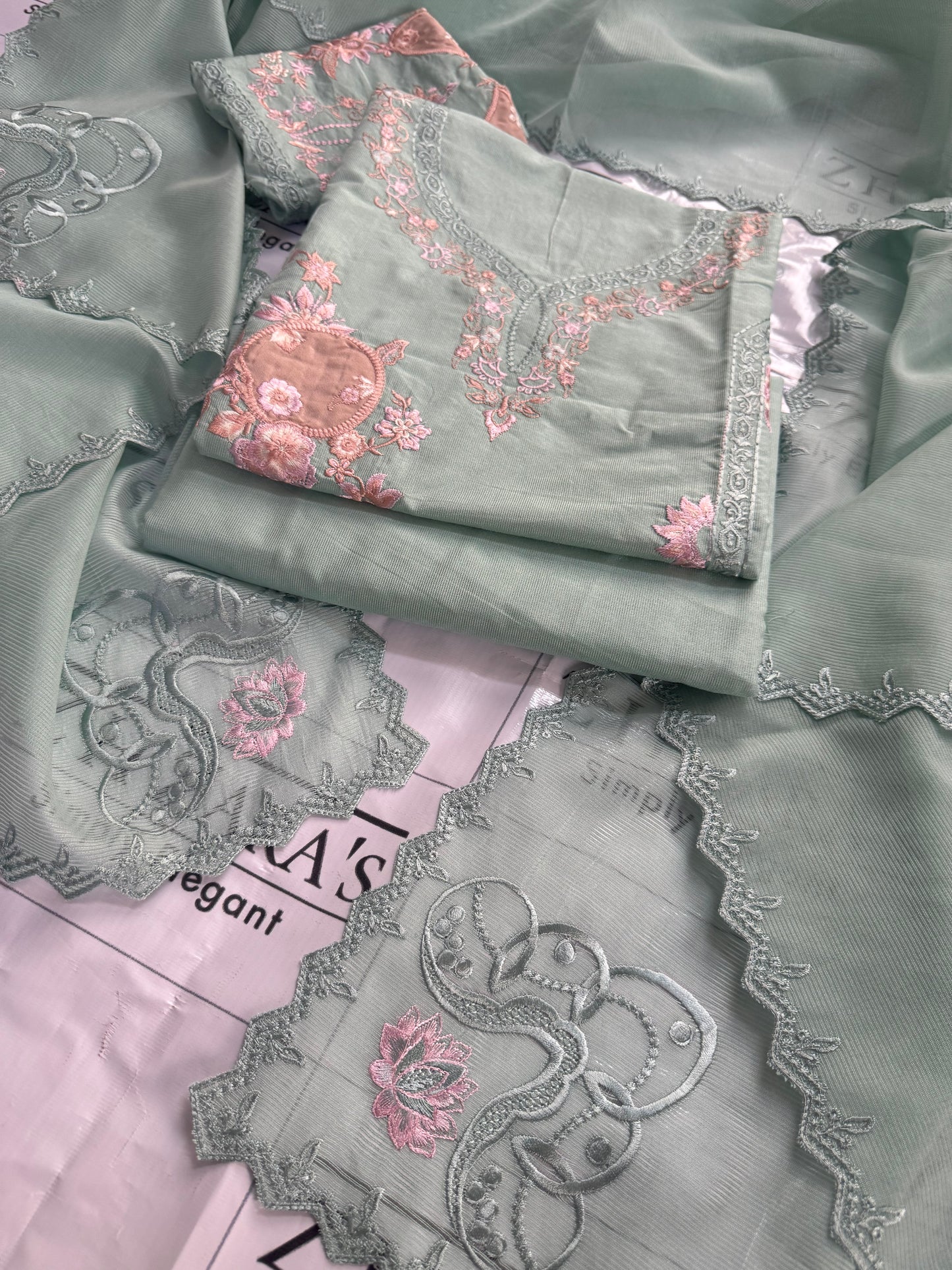 Aqua Mint Elara 3pc