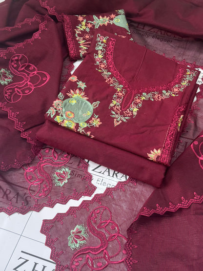 Maroon Elara 3pc