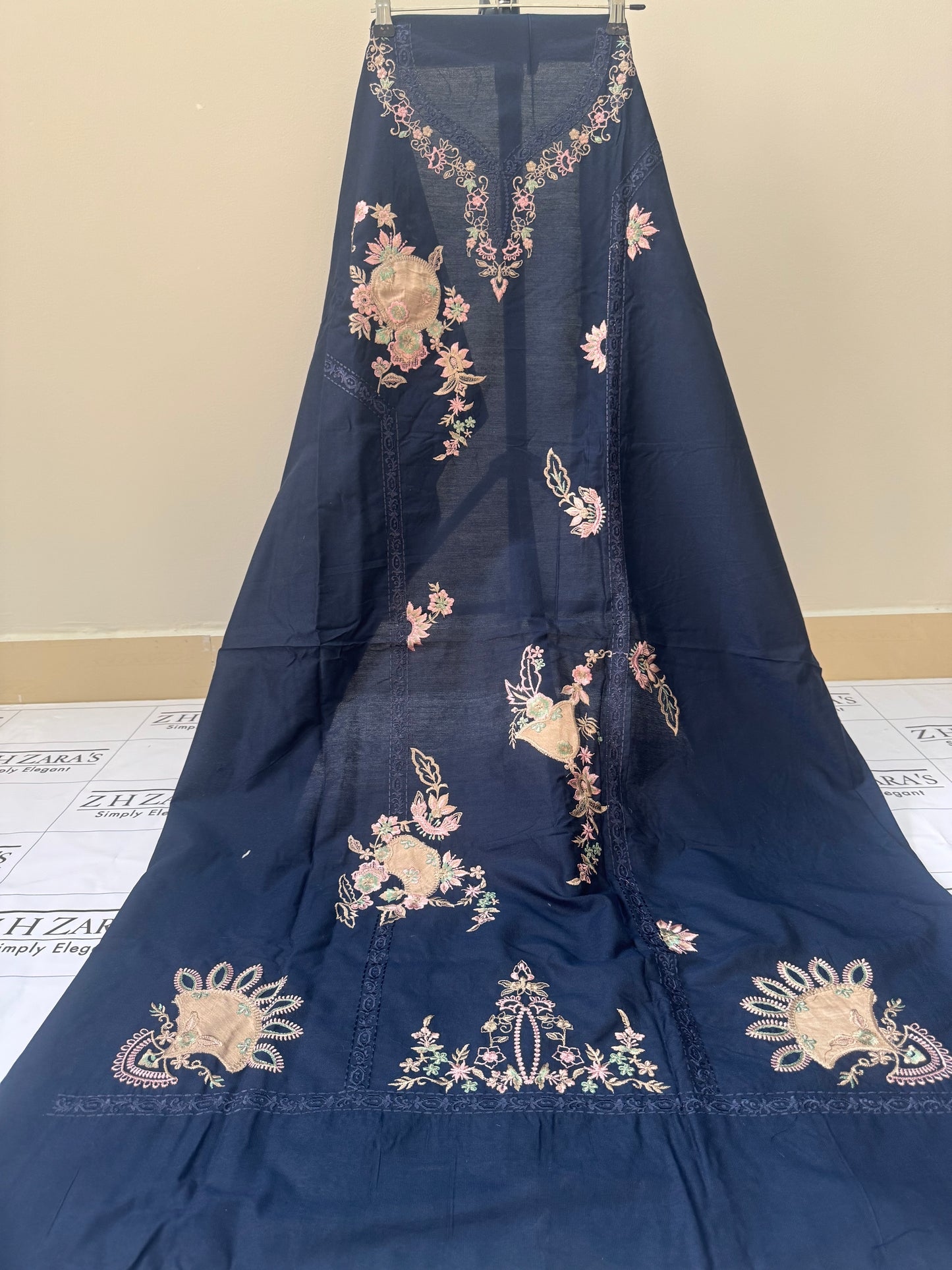 Navy Blue Elara 3pc