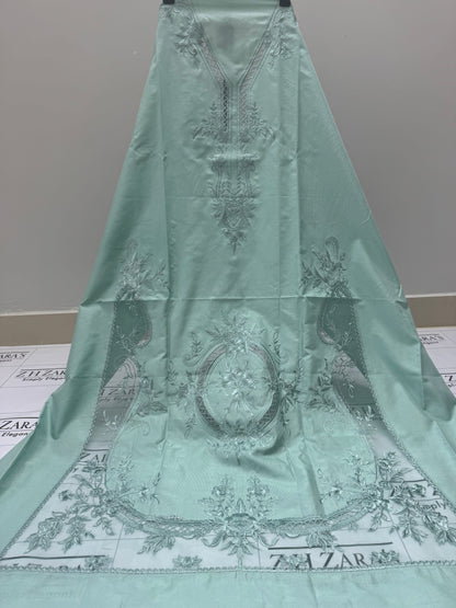 Aqua Mint Green Aarzoo 3pc