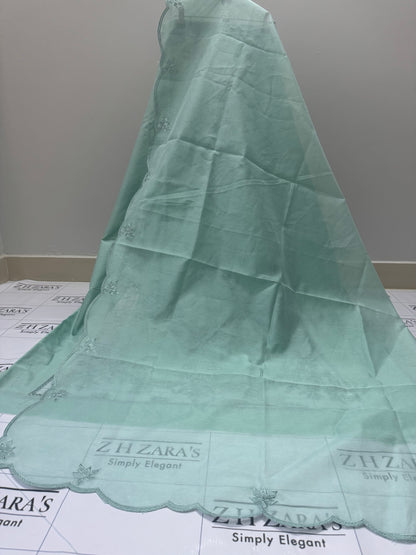 Aqua Mint Green Aarzoo 3pc