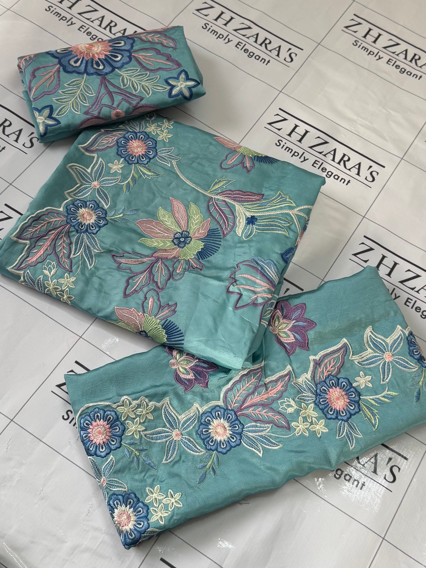 Aqua Royal Kaftan Shirt