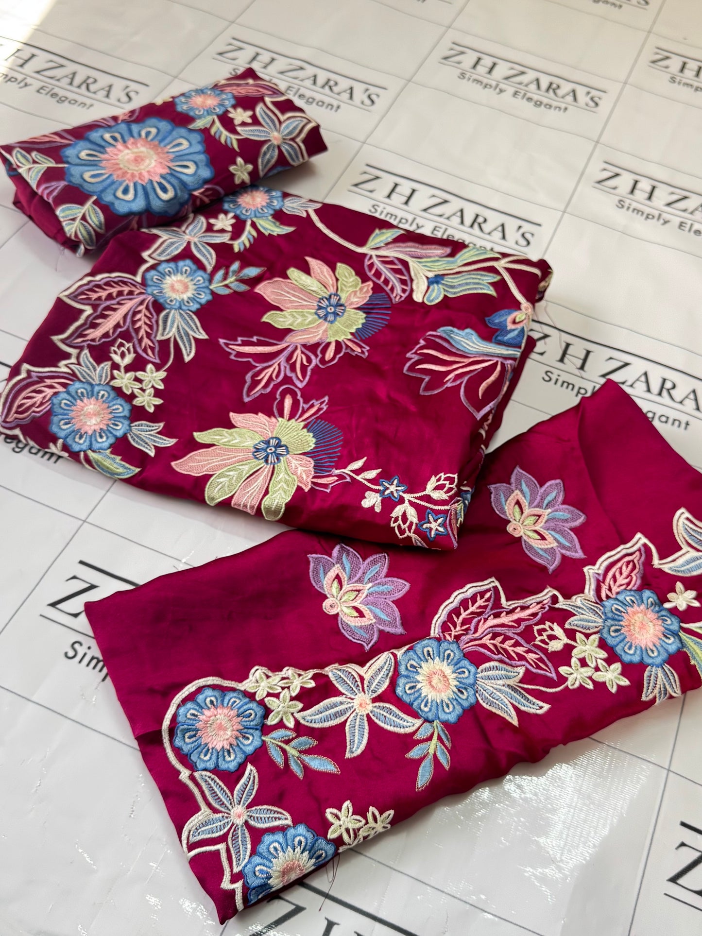 Magenta Royal Kaftan Shirt