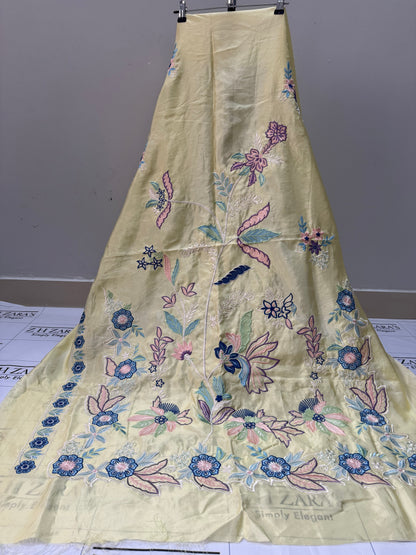 Butter Yellow Royal Kaftan Shirt