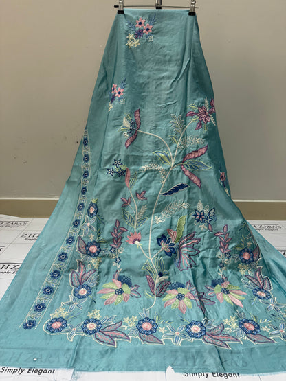 Aqua Royal Kaftan Shirt
