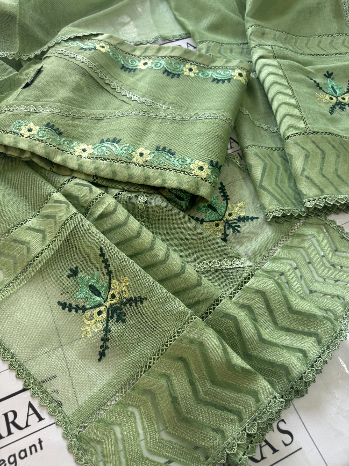 Olive Mint Green Marjan 2pc