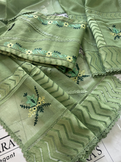 Olive Mint Green Marjan 2pc