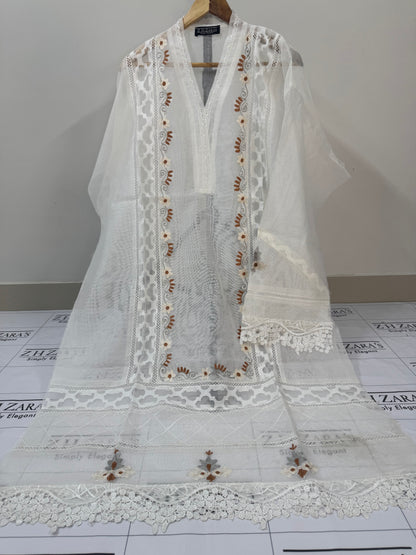 Pearl White Marjan 2pc