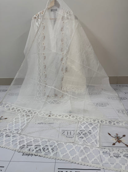 Pearl White Marjan 2pc