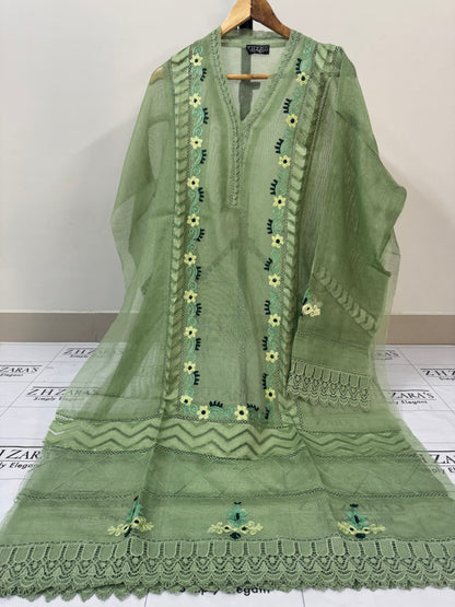Olive Mint Green Marjan 2pc