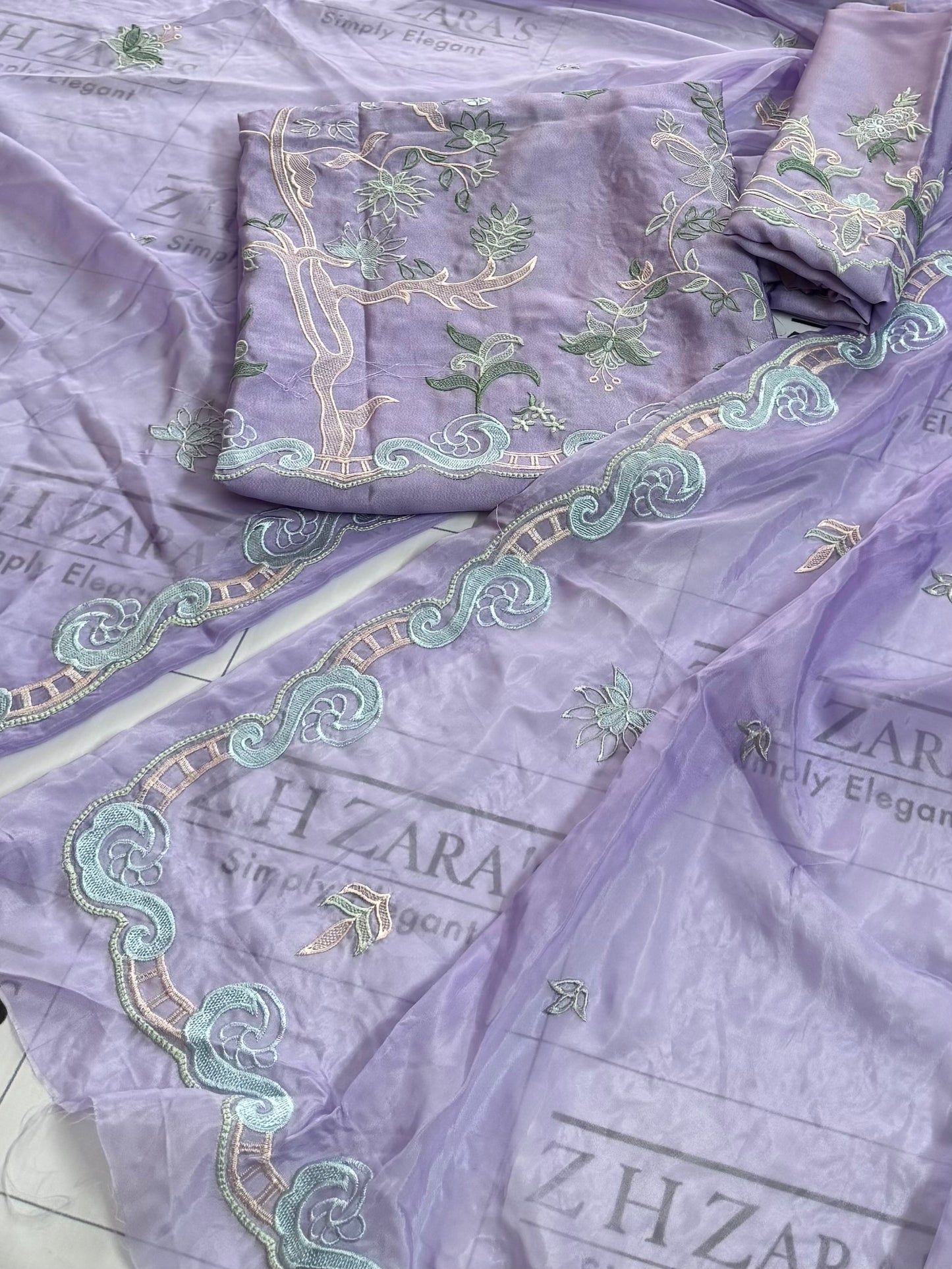 Lilac Purple Kaftan 2pc