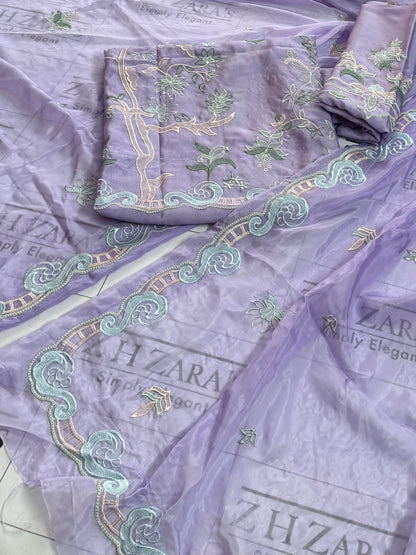 Lilac Purple Kaftan 2pc