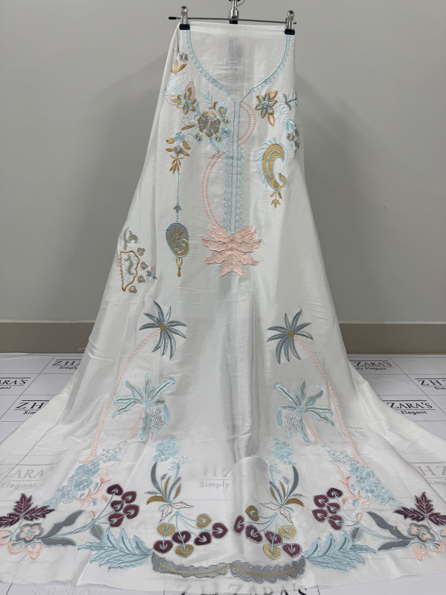 Pearl White Kaftan 2pc