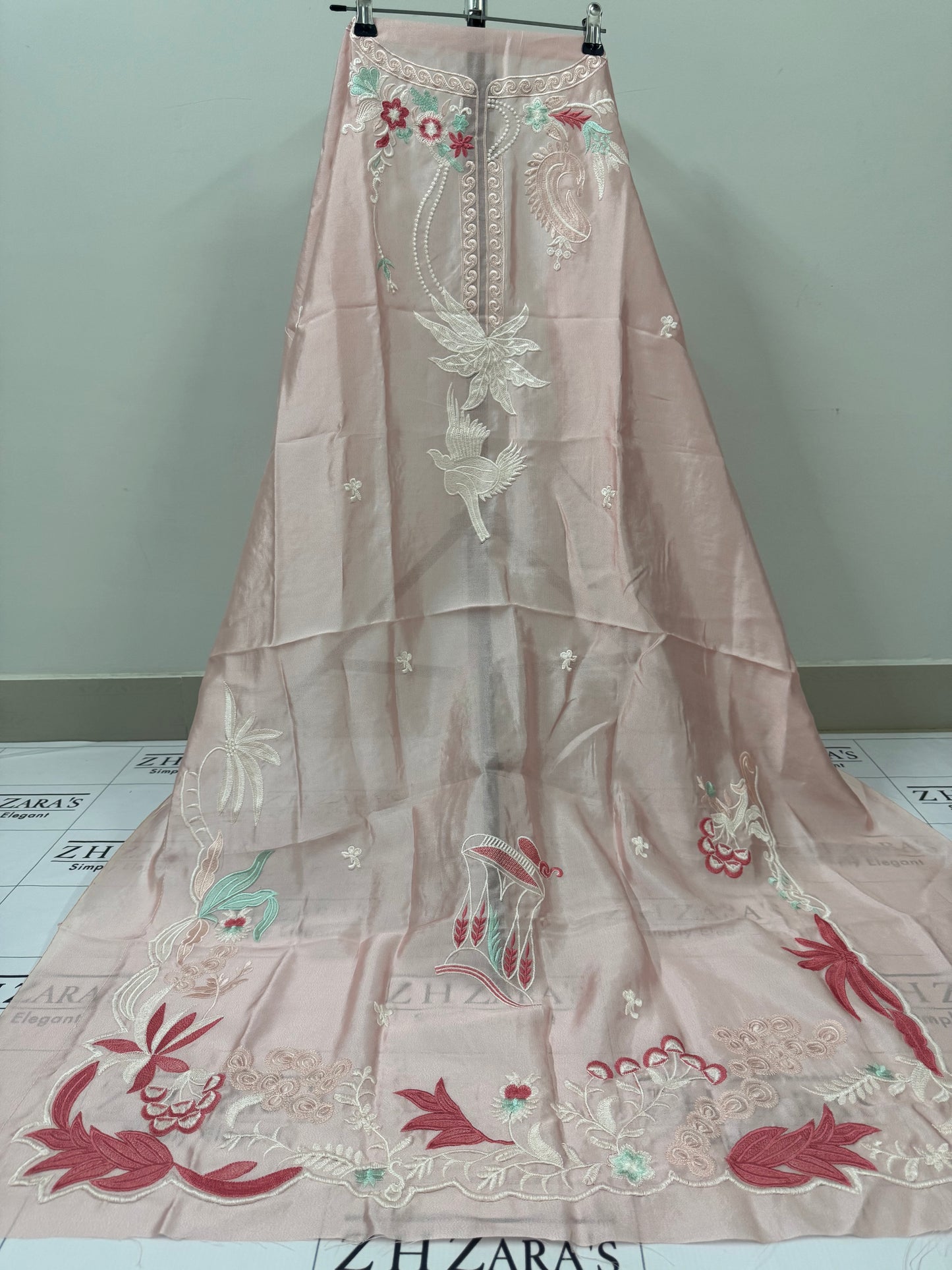 Peachy Pink Kaftan 2pc