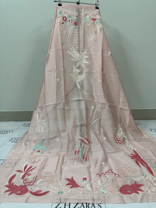 Peachy Pink Kaftan 2pc