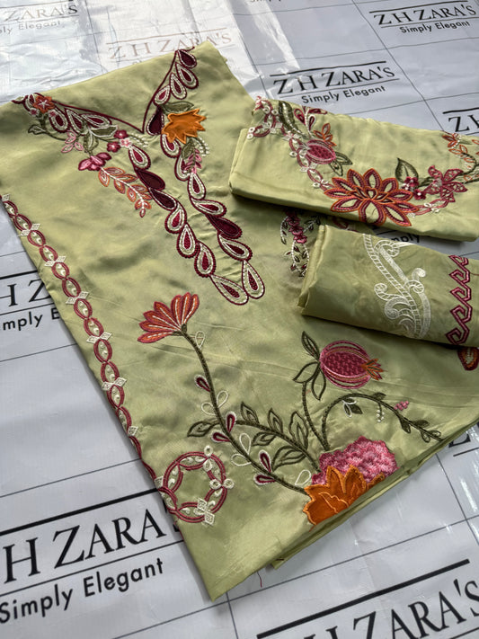 Pista Green Aizah Kaftan Shirt