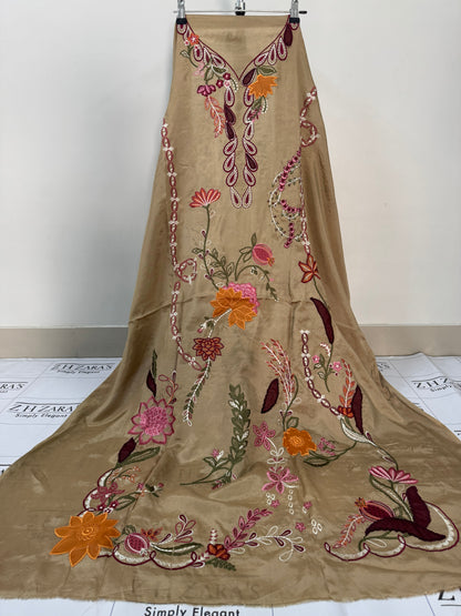 Coffee Aizah Kaftan Shirt