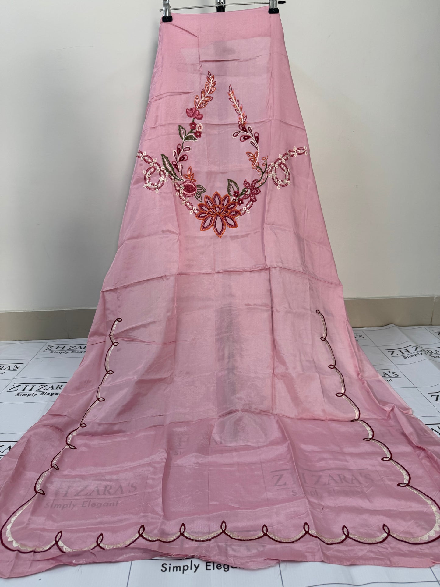 Blush Pink Aizah Kaftan Shirt