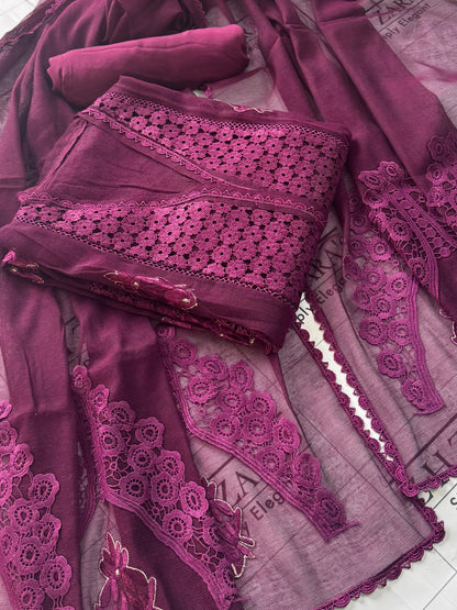 Magenta Petals 3pc